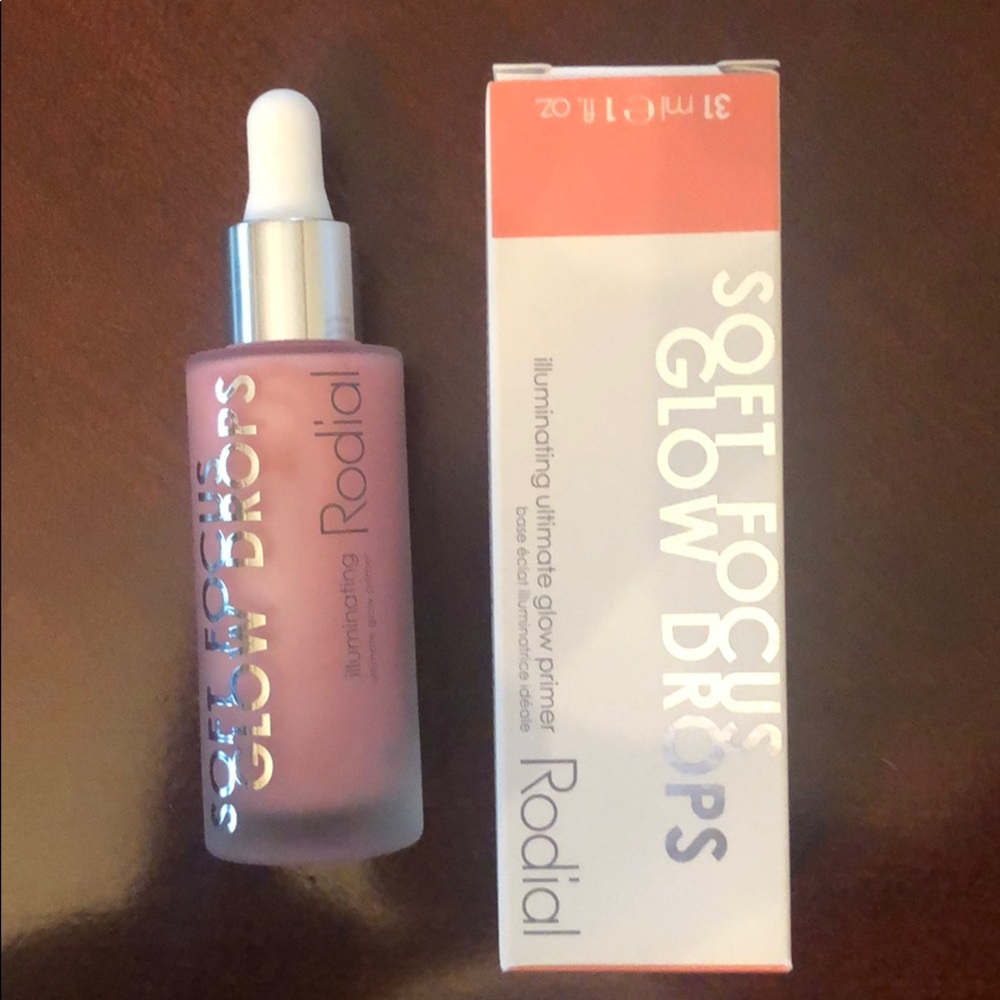 Radial soft focus glow drops